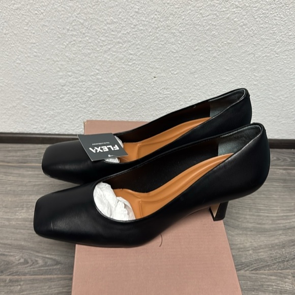 Franco Sarto Flexa Aela Pump In Black Leather - Picture 7 of 9